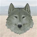WD25581 Animal Spirit Totems Wolf Wall Plaque 